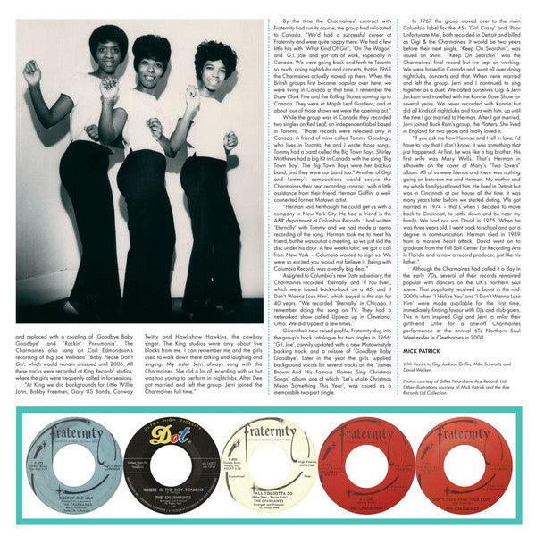 CHARMAINES (GIGI & THE) ((ジジ&ザ・)チャーメインズ) - I Idolize You! (UK Limited LP/New)