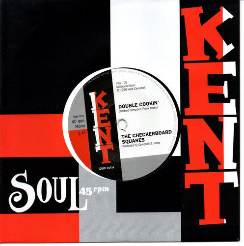 CHECKERBOARD SQUARES / The TANDELS (チェッカーボード・スクエアズ / タンデルズ) - Double Cookin' / Is It Love Baby (UK Ltd.Reissue 7"+CS/New)