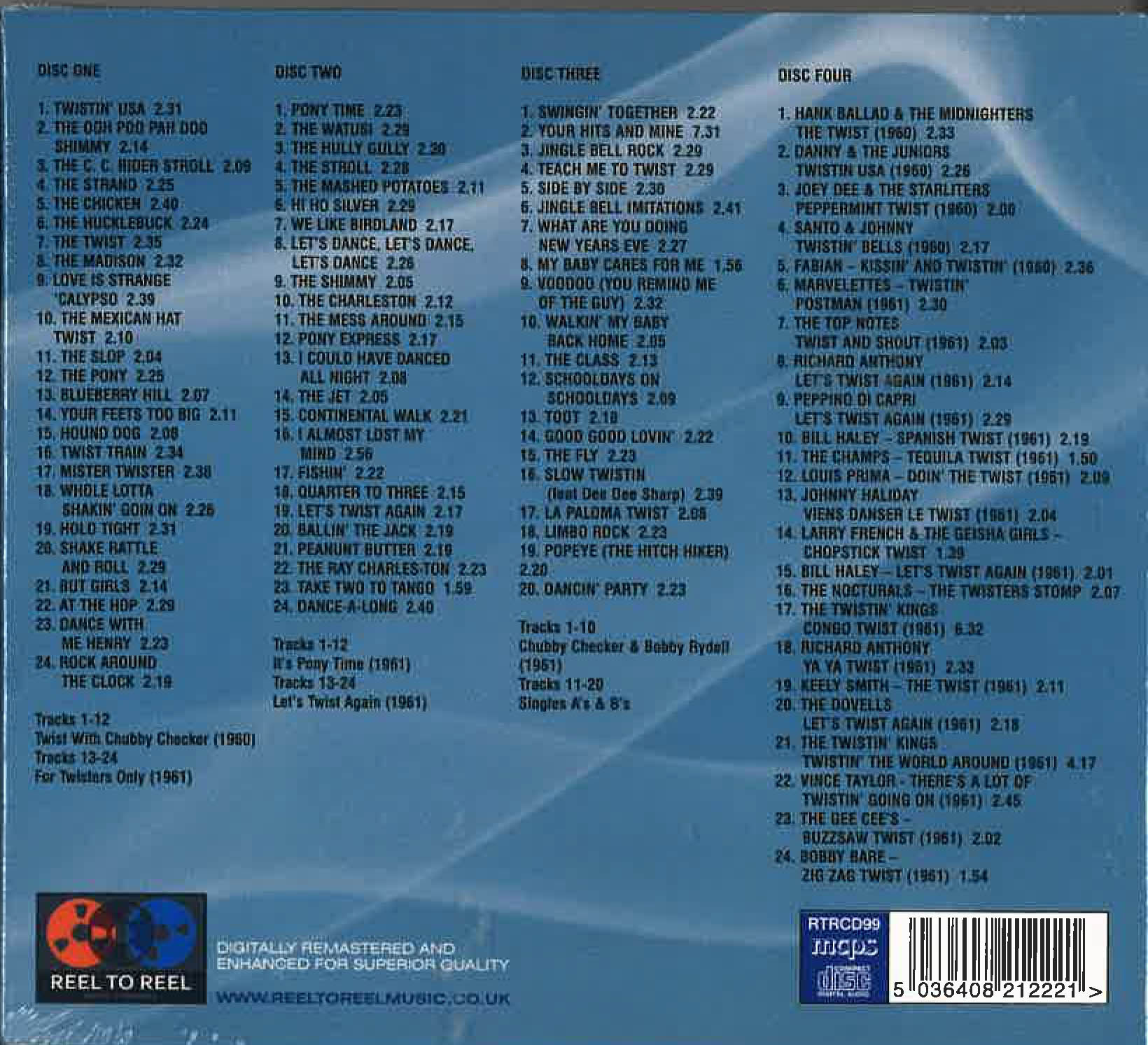 CHUBBY CHECKER (チャビー・チェッカー) - Five Classic Albums Plus Bonus Singles etc (EU Ltd.Digipak 4xCD/New)