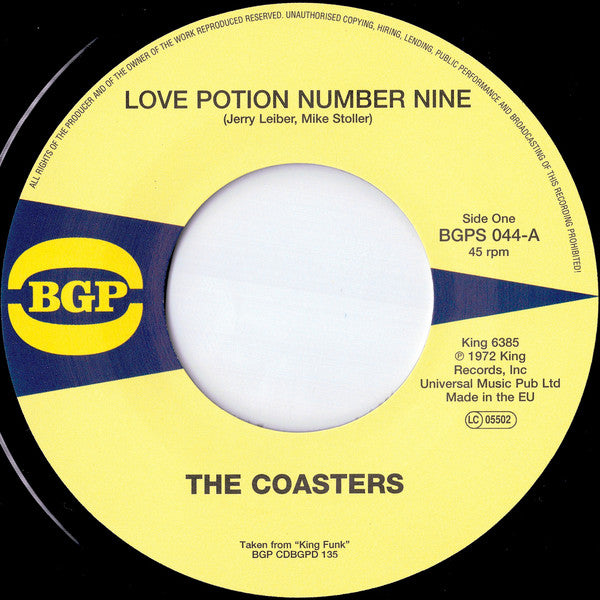 COASTERS (コースターズ) - Love Potion Number Nine / Cool Jerk (UK Ltd.Reissue 7"/New)