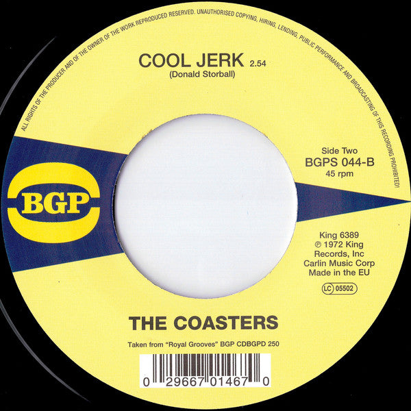 COASTERS (コースターズ) - Love Potion Number Nine / Cool Jerk (UK Ltd.Reissue 7"/New)