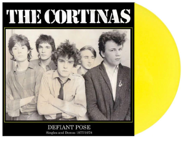 CORTINAS, THE (ザ・コルティナズ) - Defiant Pose : Singles & Demos 1977 1978 (Italy 100枚限定「イエローヴァイナル」LP / New) シングル&デモ・コンピ !