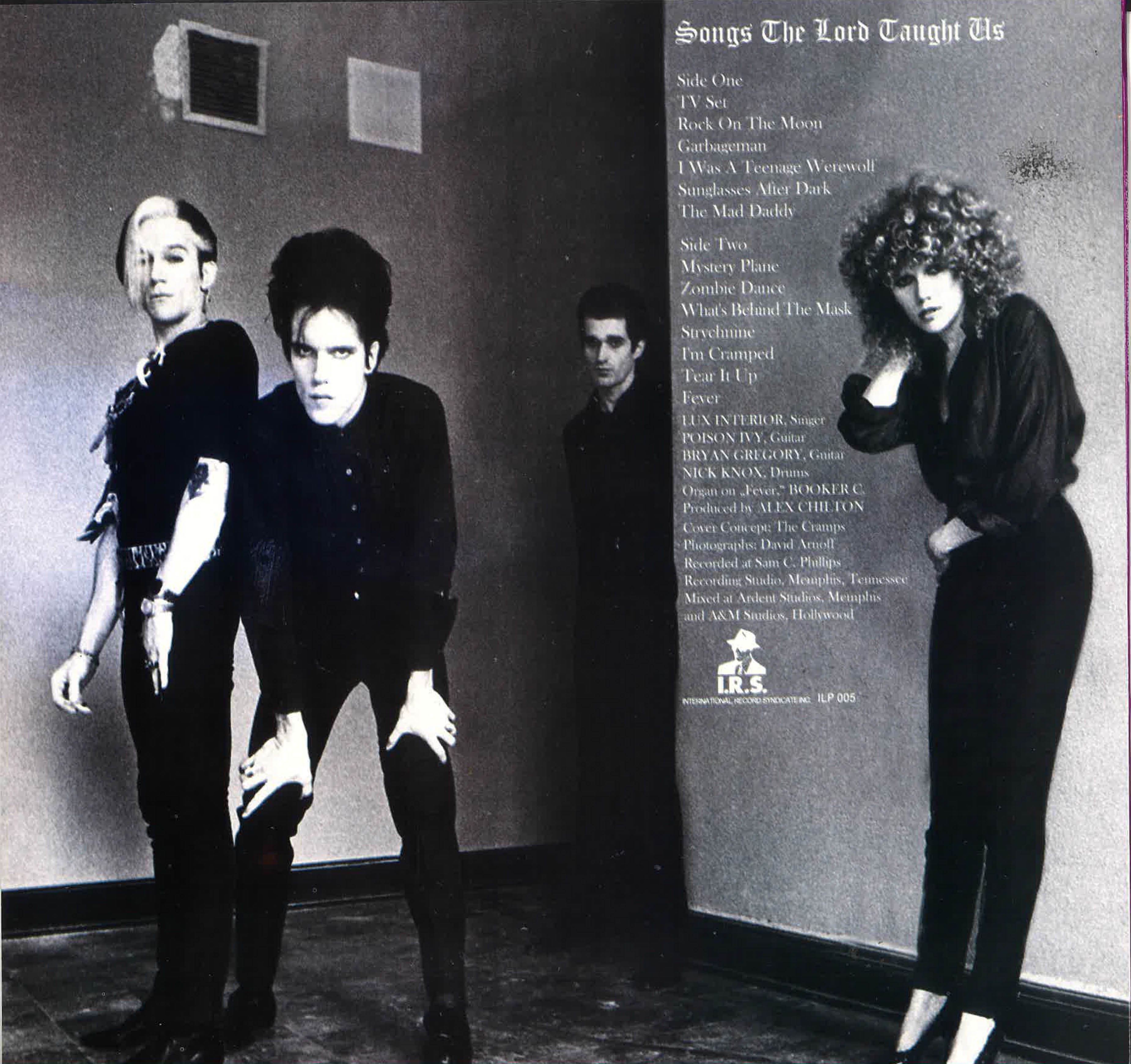 CRAMPS (クランプス) - Songs The Lord Taught Us (EU 限定リプロ再発「黒盤」 LP/New)’80年フルデビュー・アルバム!