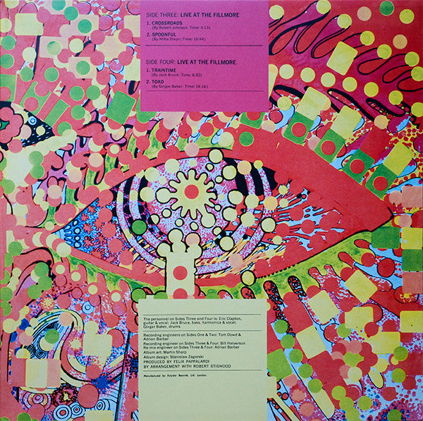 CREAM (クリーム) - Wheels Of Fire (EU 限定復刻再発180g アナログ2xLP/New)