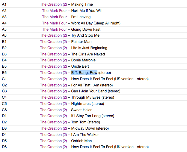 CREATION (クリエーション) - Action Painting (US Ltd.Red & Black Vinyl 2xLP/New)