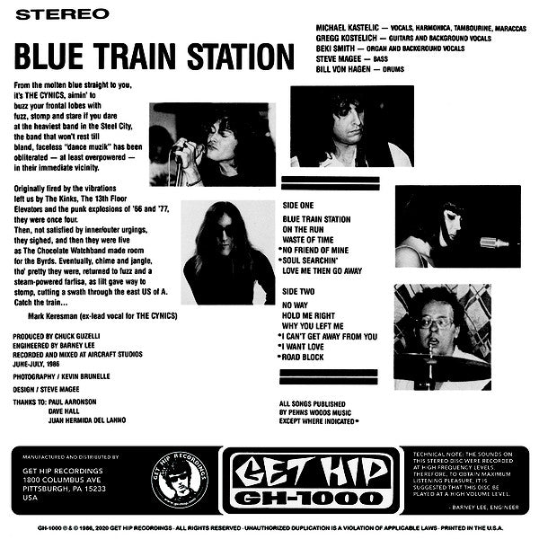 CYNICS (シニックス) - Blue Train Station (US Ltd.Reissue Black Vinyl LP/New)