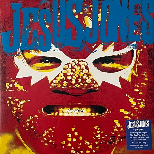 JESUS JONES (ジーザス・ジョーンズ) Perverse (EU 限定復刻再発クリアブルーヴァイナル LP/NEW)