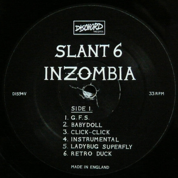 SLANT 6 (スラント・シックス) - Inzombia (US Limited LP「廃盤 New」)