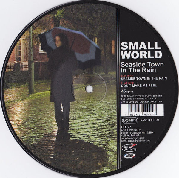 SMALL WORLD (スモール・ワールド) - Seaside Town In The Rain (UK 200枚限定ピクチャー7"「廃盤 New」)