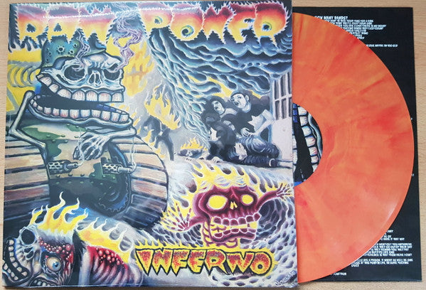 RAW POWER (ロウ・パワー) - Inferno (German 207 Ltd. Orange Vinyl LP / New)
