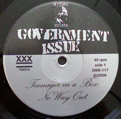 GOVERNMENT ISSUE (ガヴァメント・イシュー) - Make An Effort EP (US Ltd.Reissue 7"/ New )