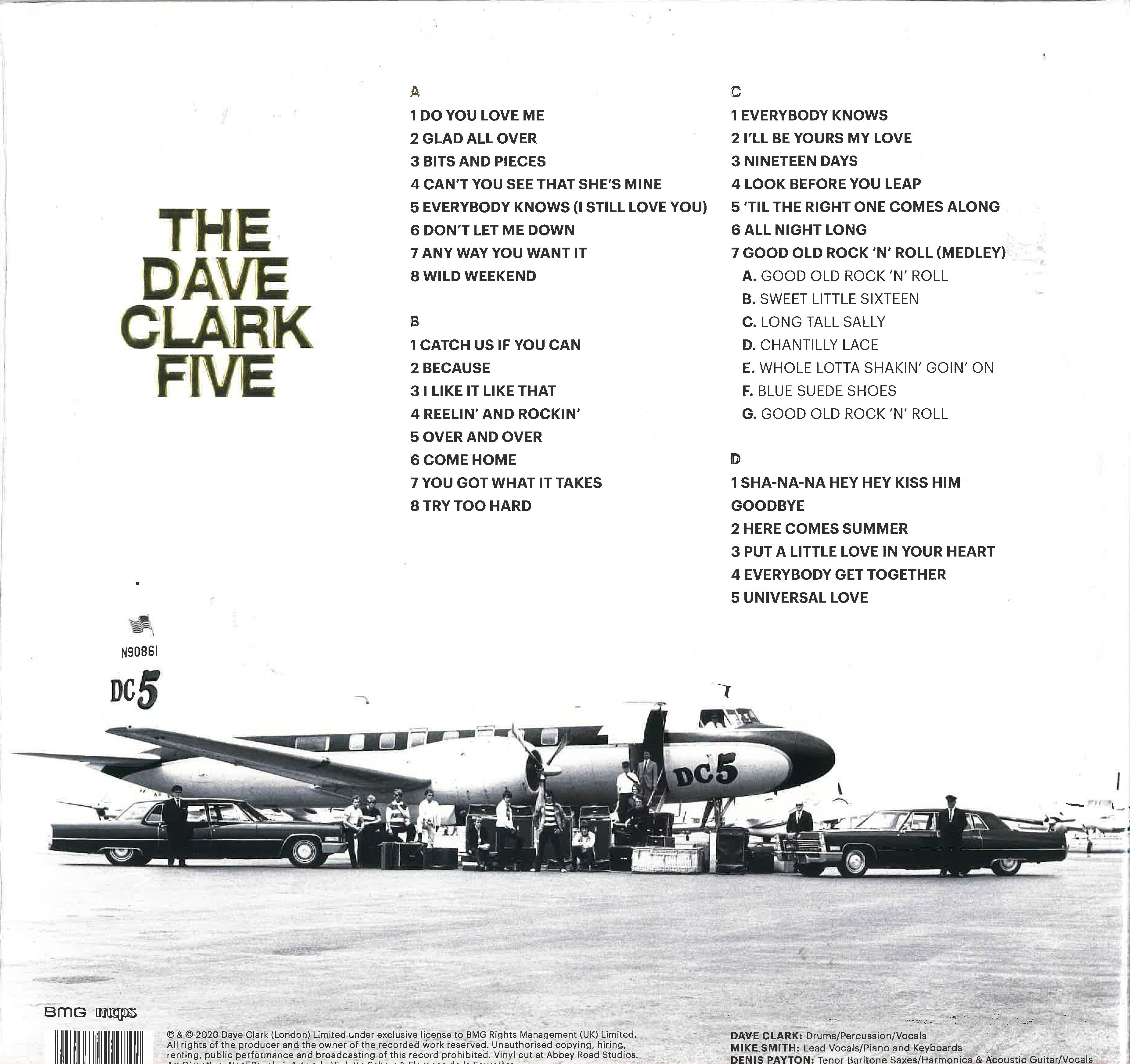 DAVE CLARK FIVE (デイブ・クラーク・ファイブ) - All The Hits (EU 限定140gアナログ 2xLP/New) 金色印刷エンボス見開きジャケ!