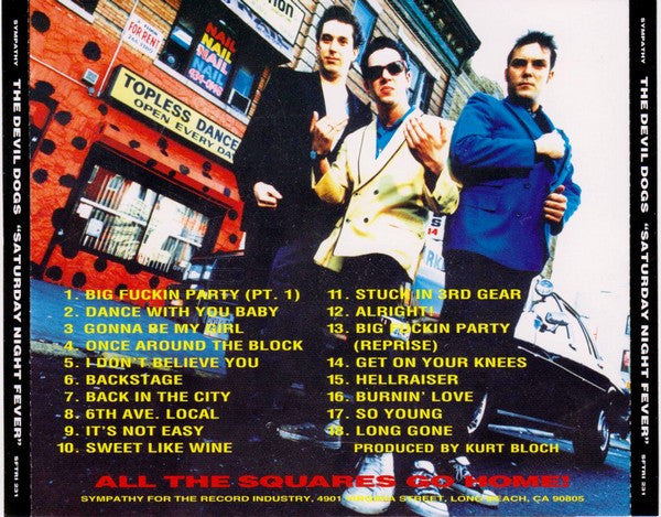 DEVIL DOGS (デヴィル・ドッグス) - Saturday Night Fever (US オリジナルCD/New 廃盤) シンパシー社20曲入りヴァージョン