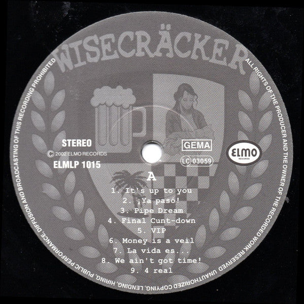 WISECRACKER (ワイズクラッカー) - I'd Rather Be Down With The... (German 限定再発 LP/ New)