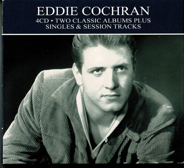EDDIE COCHRAN (エディ・コクラン) - Two Classic Albums Plus Singles & Session Tracks (EU 限定デジパックCDx4枚組/New) ほぼコンプリート内容の全99曲!