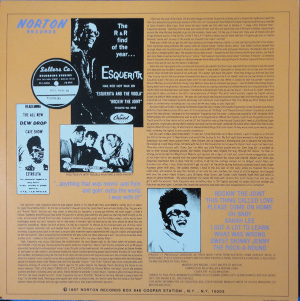 ESQUERITA (エスケリータ) - Vintage Voola (US Ltd.Reissue LP/New)