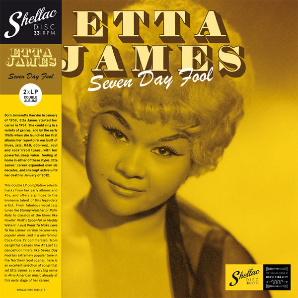 ETTA JAMES (エタ・ジェームス) - Seven Day Fool (Spain Limited 2xLP/New)