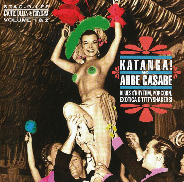 V.A. (エギゾ・ポップコーン珍曲コンピ) - Exotic Blues & Rhythm Vol.1 & 2 : Katanga! & Ahbe Casabe (German CD/New)