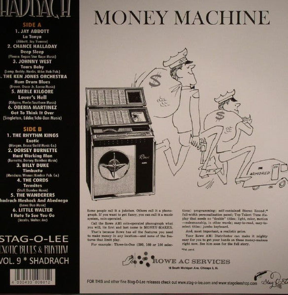 V.A. (エギゾ・ポップコーン珍曲コンピ) - Exotic Blues & Rhythm Vol.9 : Shadrach (German Ltd.10" LP/New)