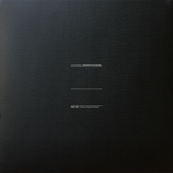 JOY DIVISION (ジョイ・ディヴィジョン) - Unknown Pleasures (EU 正規限定再発180グラム重量 LP/NEW) '79年名作1stアルバム