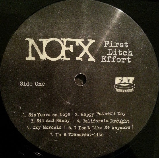 NOFX (ノーエフエックス) - First Ditch Effort (US Limited LP/ New)