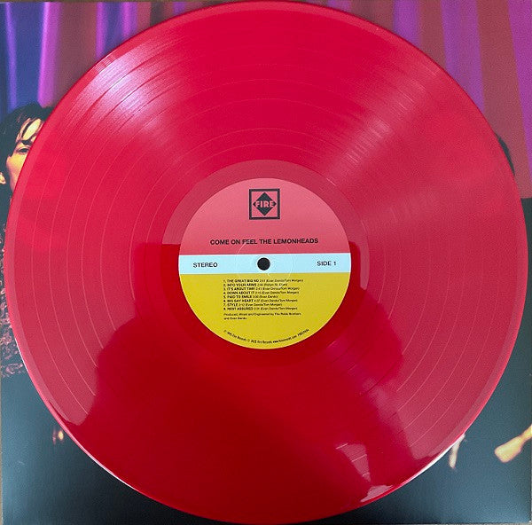 LEMONHEADS (レモンヘッズ) - Come On Feel (EU/US 限定復刻リマスター再発 レッド&イエローヴァイナル 2xLP/NEW)