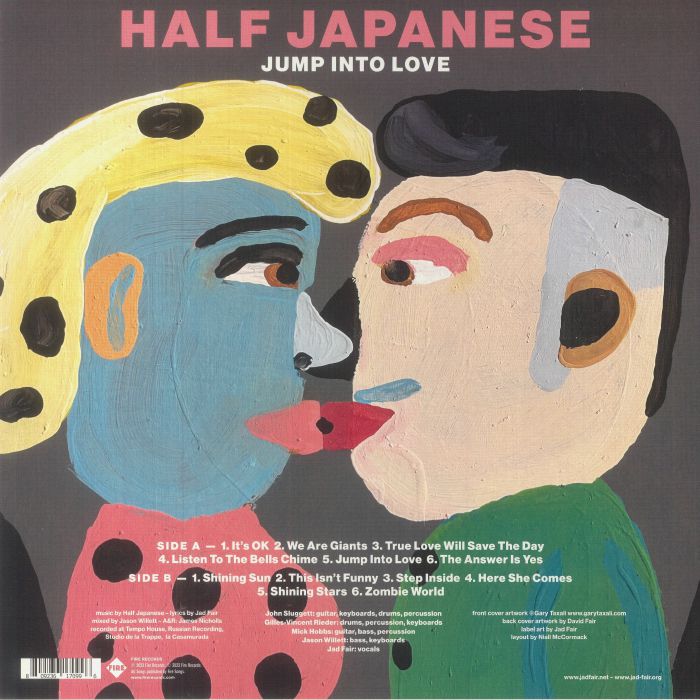 HALF JAPANESE (ハーフ・ジャパニーズ) - Jump Into Love (UK 限定リリース・ホワイトヴァイナル LP/NEW)