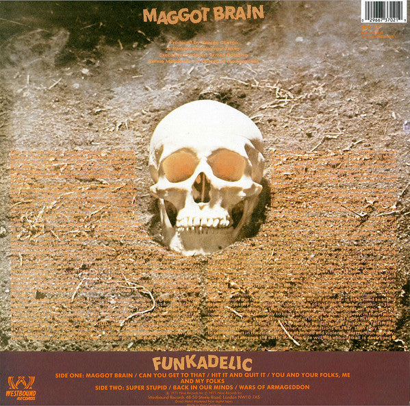 FUNKADELIC (ファンカデリック) - Maggot Brain (UK 限定復刻再発「黒盤」 LP/New-SEW-002)’71年名作サード・アルバム!