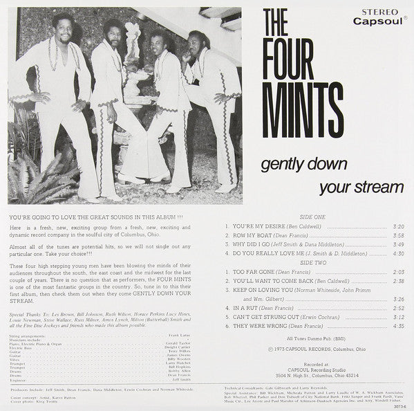 FOUR MINTS (フォー・ミンツ) - Gently Down Your Stream (US Ltd.Reissue LP+Obi/New)