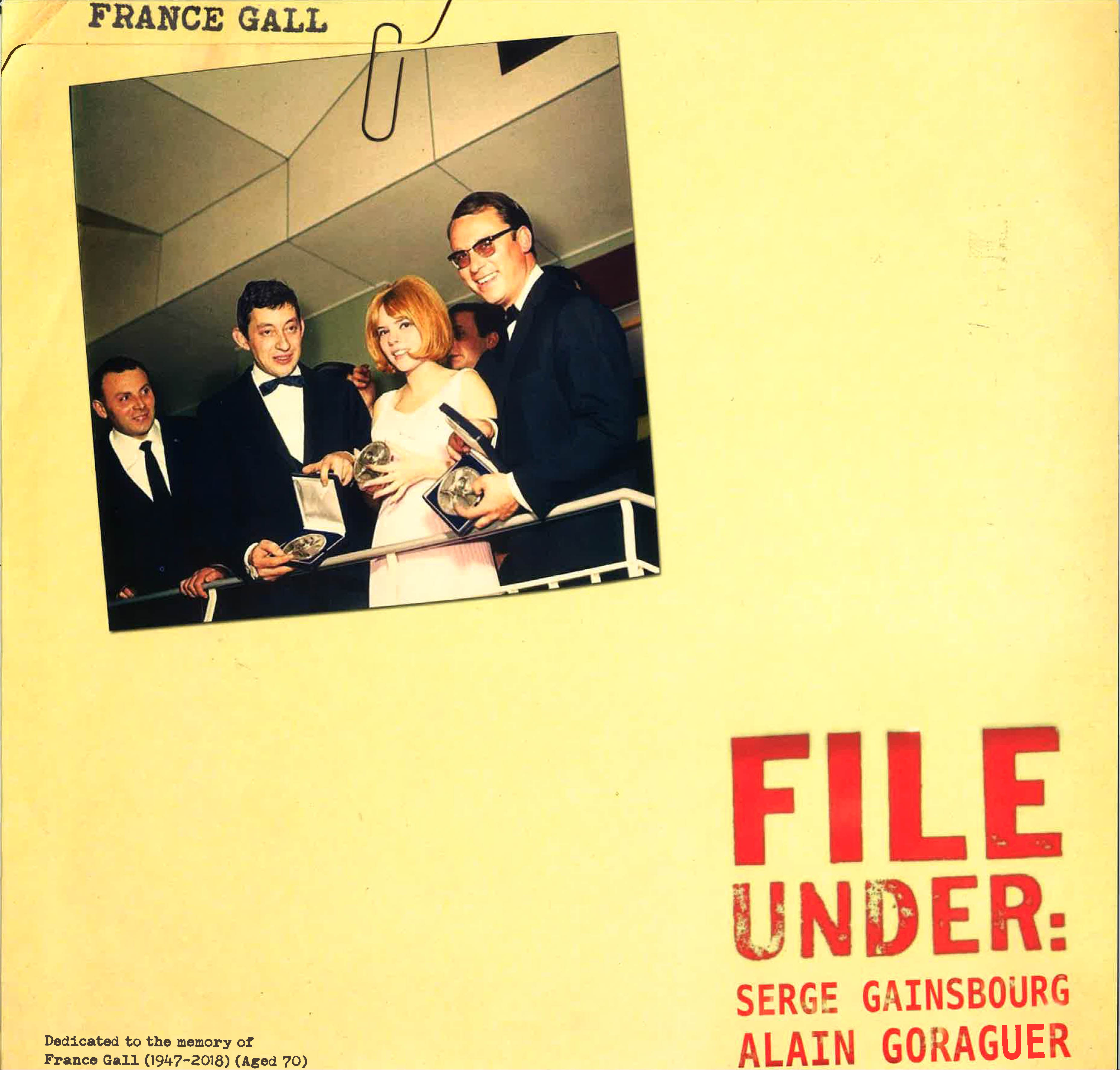 FRANCE GALL (フランス・ギャル) - File Under: Serge Gainsbourg, Alain Goraguer (EU Ltd.Olive Color Vinyl LP/New)