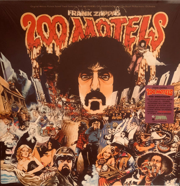 FRANK ZAPPA (ZAPPA/MOTHERS OF INVENTION) (フランク・ザッパ /マザーズ・オブ・インヴェンション) - 200 Motels (EU 限定再発180g「赤盤」2xLP/New)
