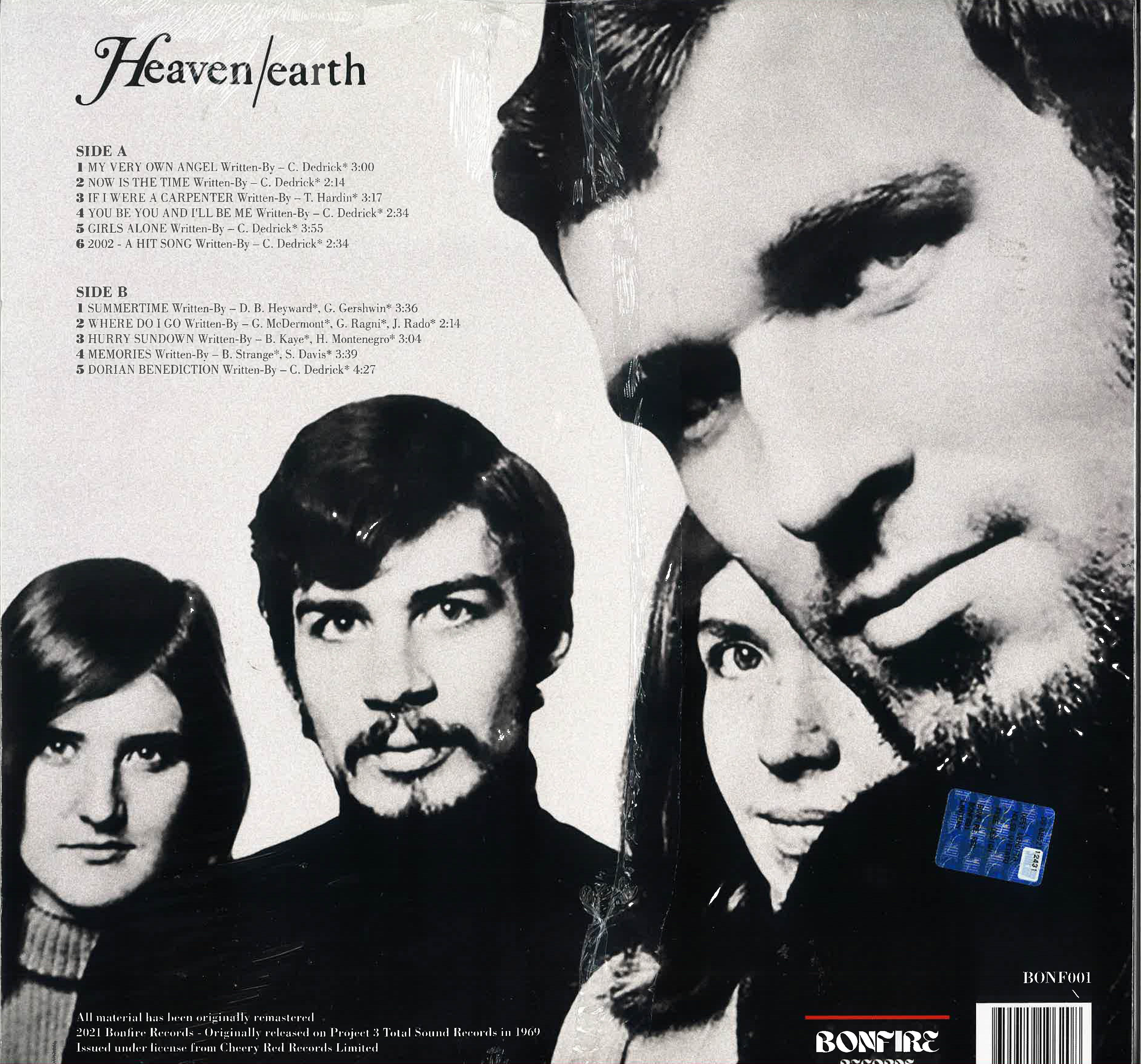 FREE DESIGN (フリー・デザイン) - Heaven / Earth (EU Ltd.Reissue LP/New)