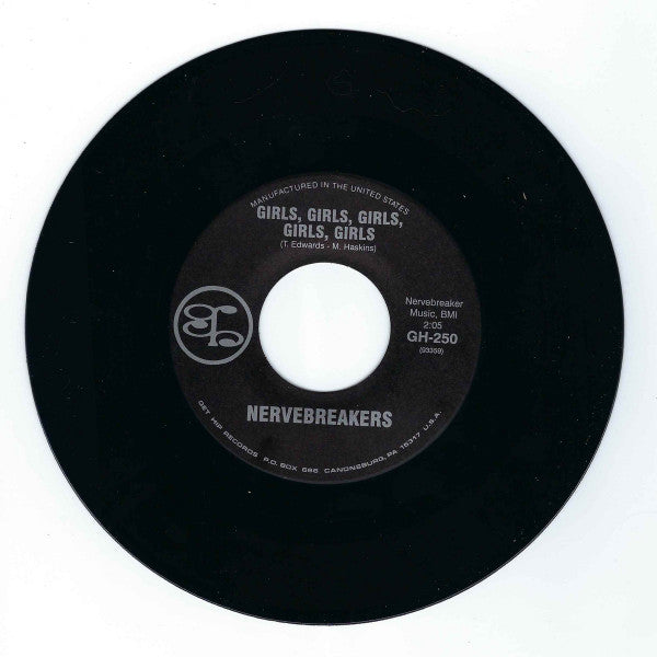 NERVEBREAKERS (ナーヴブレーカーズ) - Girls Girls Girls (US 限定プレス正規再発 7"/ New)