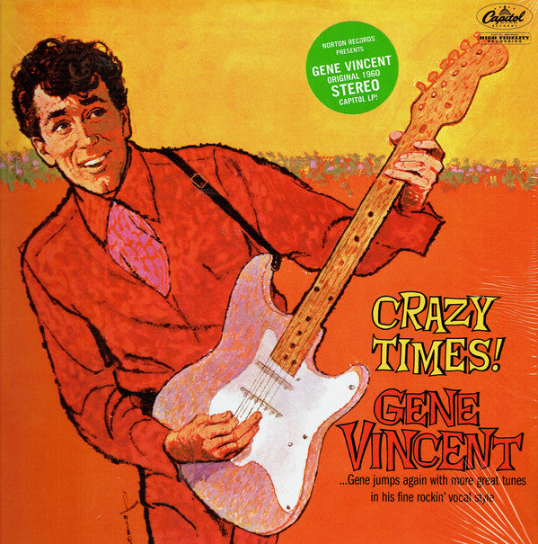 GENE VINCENT (ジーン・ヴィンセント) - Crazy Times! (US Ltd.Reissue LP/New)