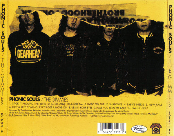 GIMMIES, THE (ザ・ギミーズ) - Phonic Souls (US Orig.CD/New)