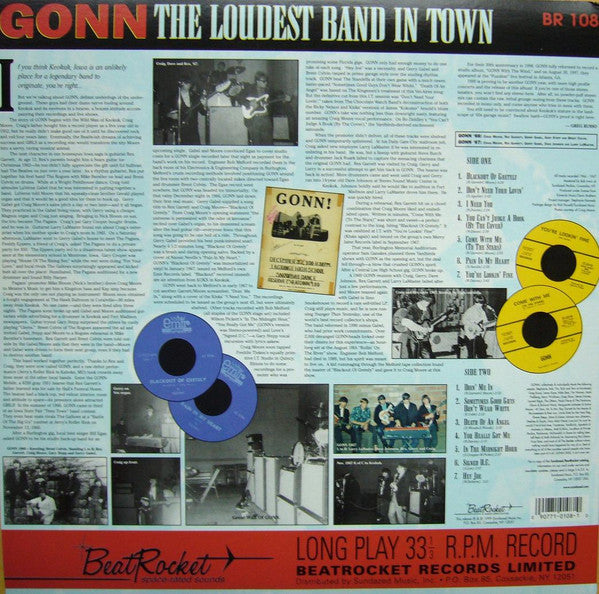 GONN (ゴン) - The Loudest Band In Town (US Limited LP/廃盤 New)