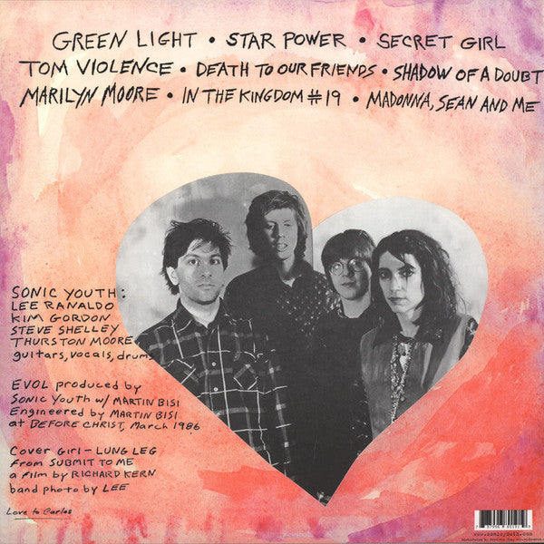 SONIC YOUTH (ソニック・ユース) - Evol (US 限定復刻リマスター再発 LP/NEW) '86年3rdアルバム