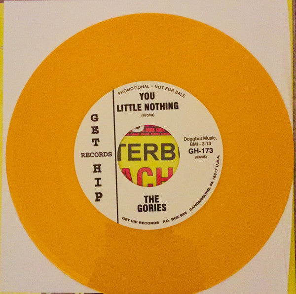 GORIES (ゴリーズ) - Bug House Waterbug And Roach Traps EP (US 限定再発3曲入り「イエロー VINYL」7"EP/New) 初期ローファイ・ガレージ名曲!