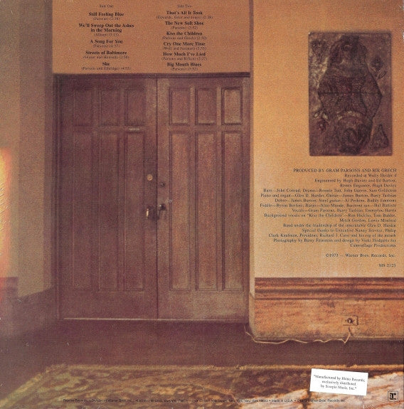 GRAM PARSONS (グラム・パーソンズ) - GP (US Ltd.Reissue 180g LP/New)