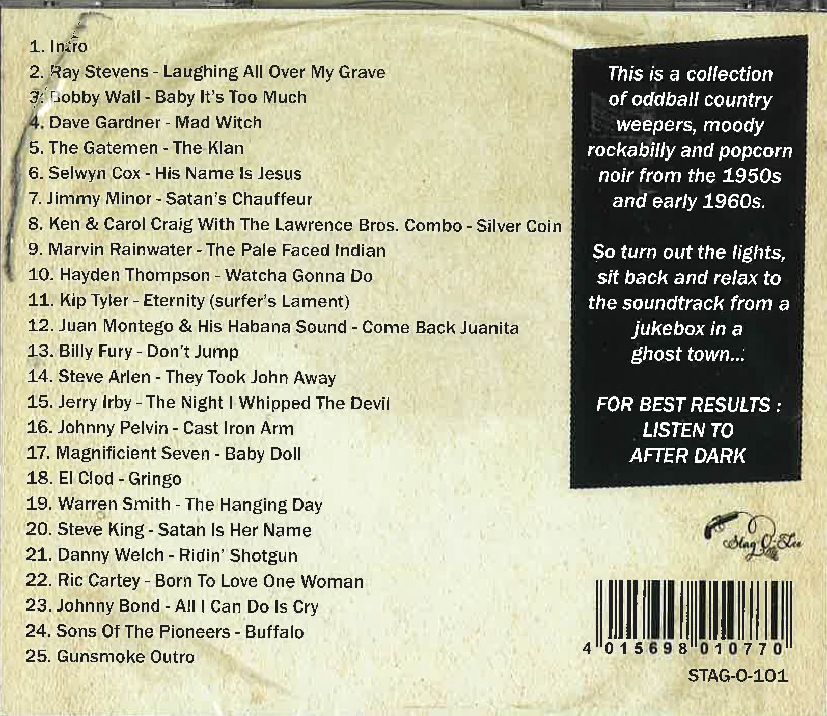 V.A. (50's & 60's 西部劇イメージ編) - Gunsmoke Vol.1 & 2 (German CD/New)