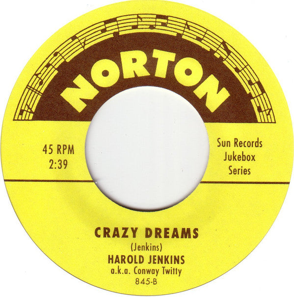 HAROLD JENKINS (CONWAY TWITTY) (ハロルド・ジェンキンス(コンウェイ・トゥイッティ)) - Rock House / Crazy Dreams (US Ltd.Reissue 7"+CS/New)