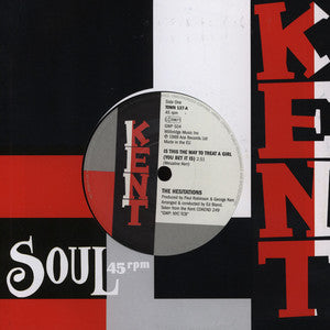 HESITATIONS / MARY LOVE CORMER (ヘジテーションズ / メアリー・ラブ・コーナー) - Is This The Way To Treat A Girl (UK 正規限定再発 7"+カンパニースリーブ/New)クロスオーヴァー名曲カップリング!