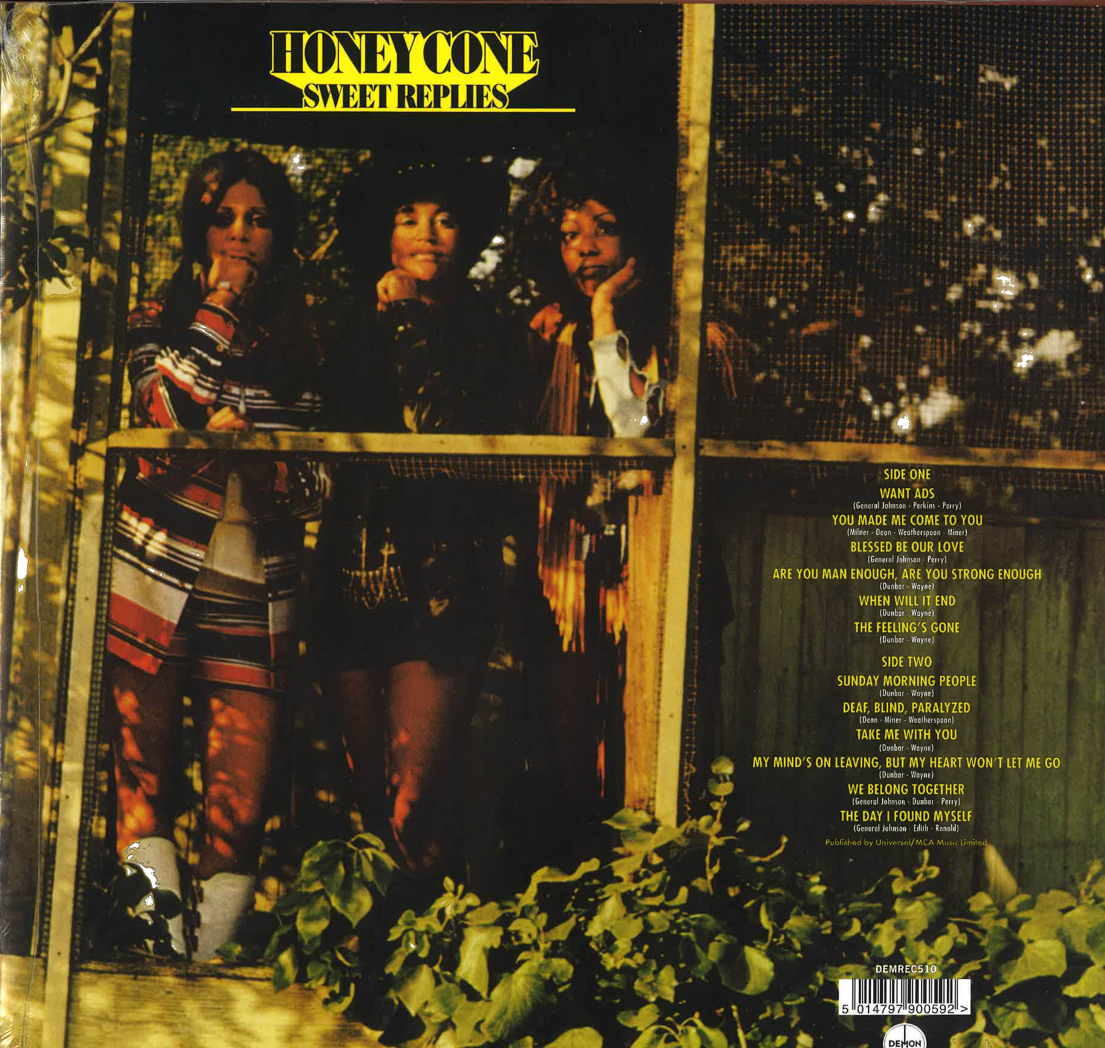 HONEY CONE (ハニーコーン) - Sweet Replies (UK Limited Reissue 180g LP/New)