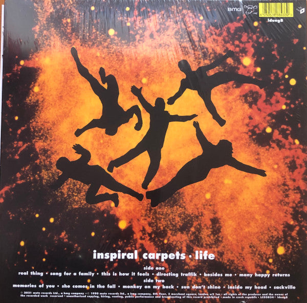 INSPIRAL CARPETS (インスパイラル・カーペッツ) - Life (EU 限定復刻再発ゴールドヴァイナル LP/NEW)