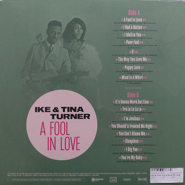 IKE & TINA TURNER (アイク&ティナ・ターナー) - A Fool In Love (France Ltd.Reissue Mono LP/New)