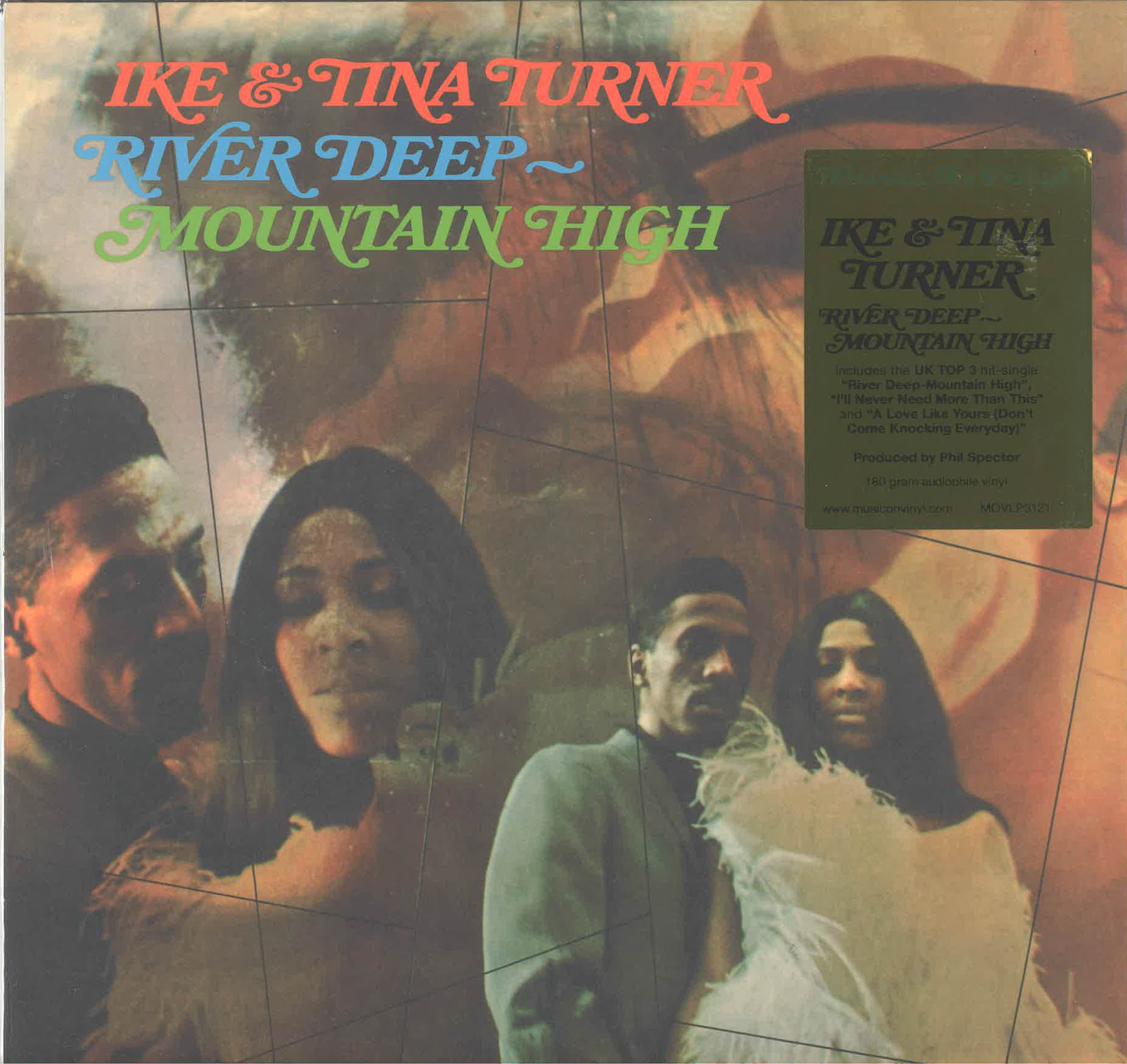 IKE & TINA TURNER (アイク&ティナ・ターナー) - River Deep Mountain High (EU M.O.V社限定リマスター再発「180g 高音質」ステレオ LP/New)