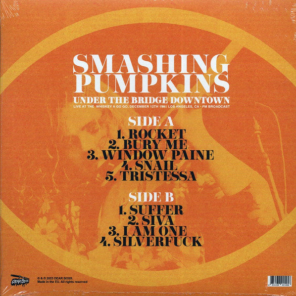 SMASHING PUMPKINS (スマッシング・パンプキンズ) - Under The Bridge Downtown (EU 300枚限定リリース・カラーヴァイナル LP/NEW)