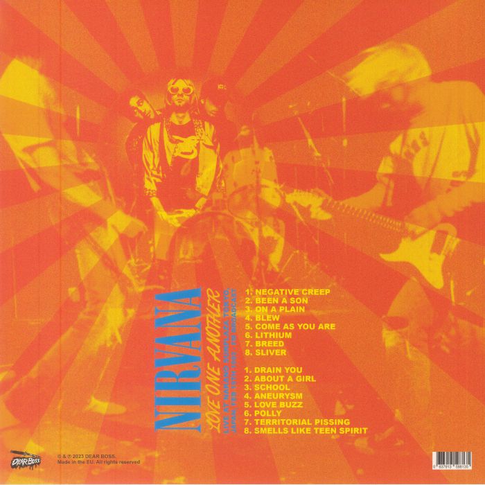 NIRVANA (ニルヴァーナ) - Love One Another Live At Nakano Sunplaza Tokyo, Japan (EU 300枚限定オレンジヴァイナル LP/NEW)