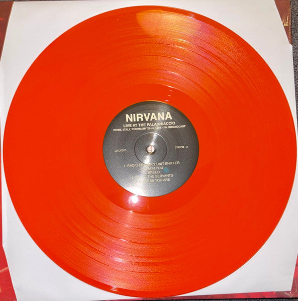 NIRVANA (ニルヴァーナ) - Live At The Palaghiaccio, Rome, Italy (EU 300枚限定カラーヴァイナル 2xLP/NEW)