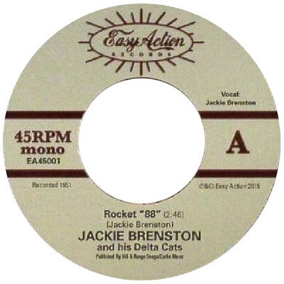 JACKIE BRENSTON & His Delta Cats (ジャッキー・ブレンストン) - Rocket "88" (UK Ltd.Reissue Mono 7"+CS/New)